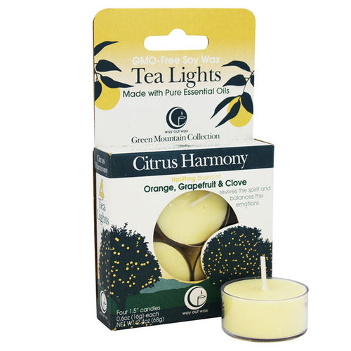 Way Out Wax Citrus Harmony Tea Lights